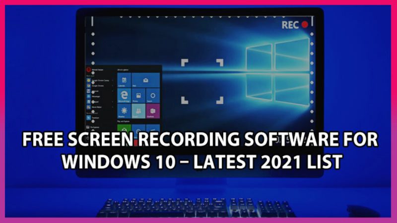 How To Screen Record On Pc Windows 10 With Audio