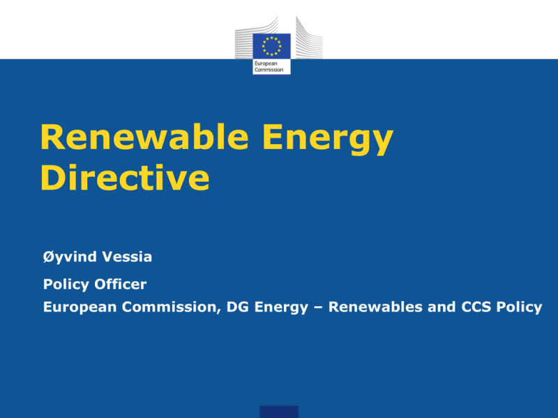 Renewable Energy Directive
