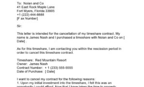 How To Get Out Of Timeshare Contract