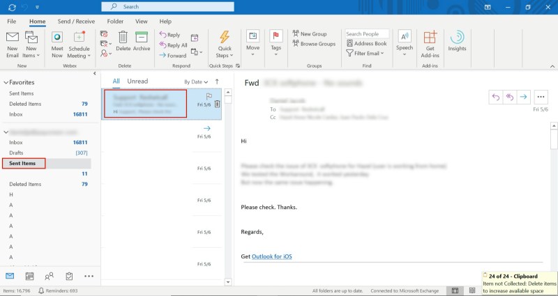 How To Recall A Outlook Email