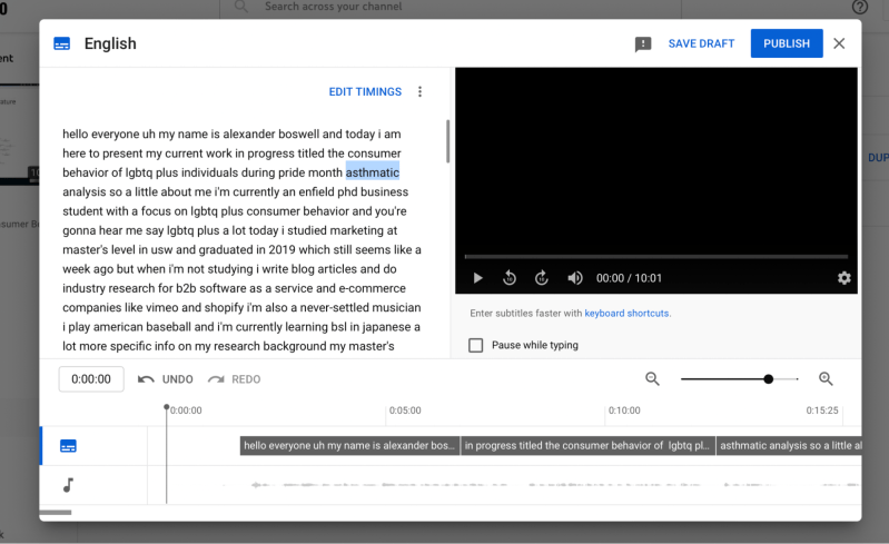 Transcribe Youtube Video To Text