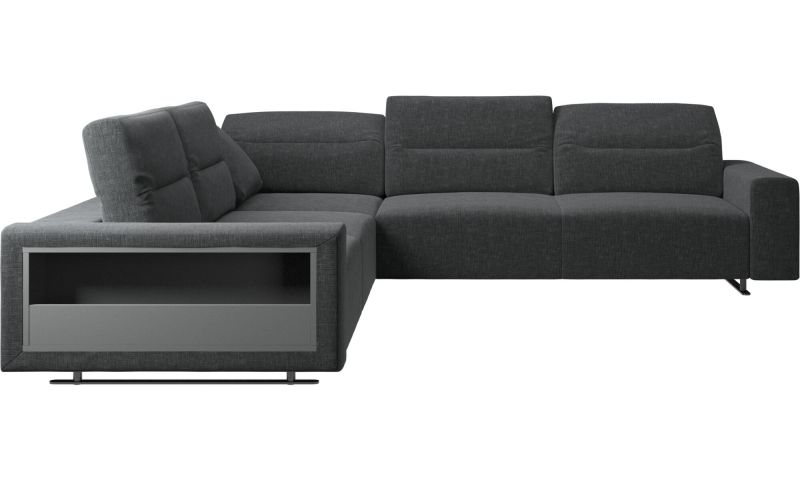 Grey Corner Sofa With Storage