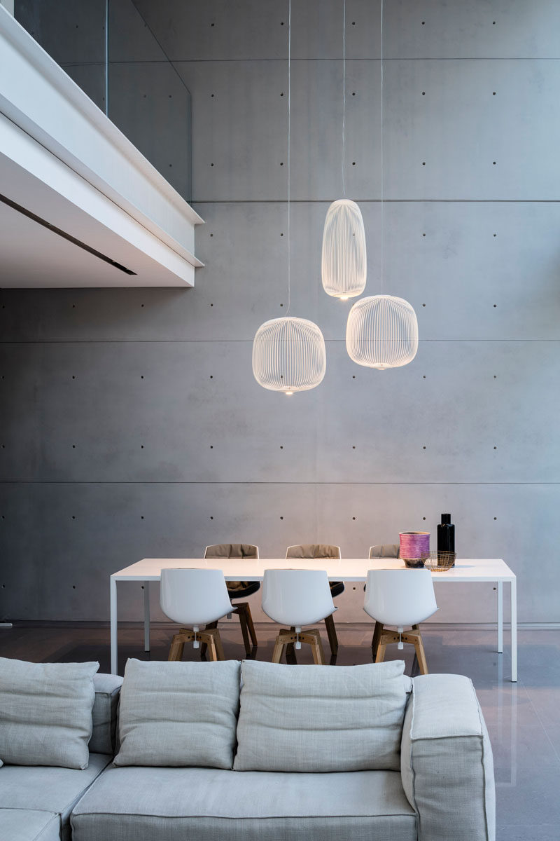 Hanging Pendant Lights Over Dining Table