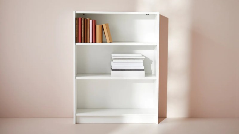 Large White Bookcases