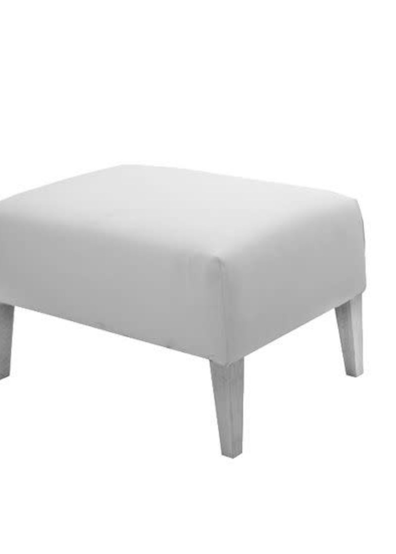 Red And White Ottoman
