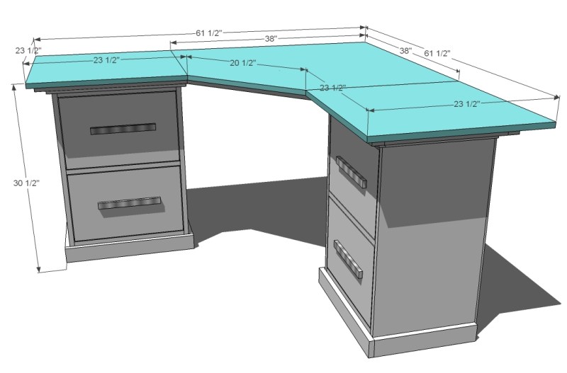 Build Your Own Corner Desk