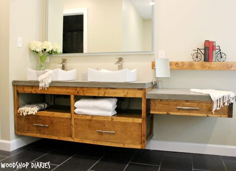 Build Your Own Diy Bathroom Vanity Plans