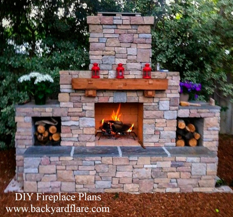 Build Your Own Fireplace Outdoor
