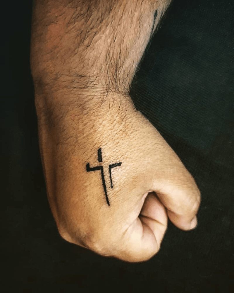 Tattoo Cross Wrist