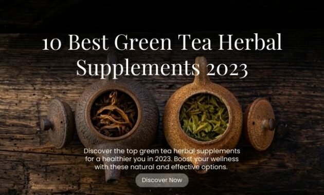 10 Best Green Tea Herbal Supplements 2023