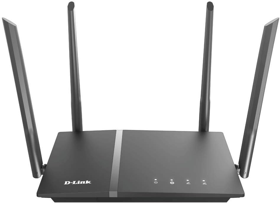 D-Link WiFi Router AC1200 High Power Gigabit Ethernet Dual Band Mesh Wireless Internet for Home Gaming Parental Control Wi-Fi